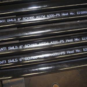  Alloy Steel Seamless Pipe, 6 Inch, ASTM A335 P5, 9-12 m