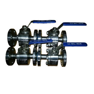 A182 F51 Integral Flanged Ball Valve, 1/2 Inch